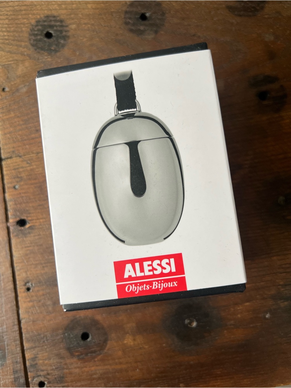 Alessi - MMI33 B Acino Luxury Dog Waste Bag Holder Dispenser - Stainless Steel